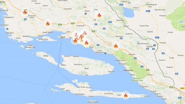 Požari Dalmacija
