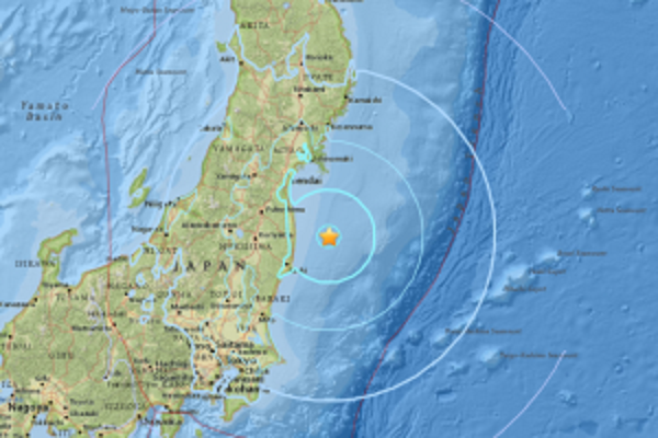 Japansku obalu u Fukušimi pogodio zemljotres magnitude 5,8