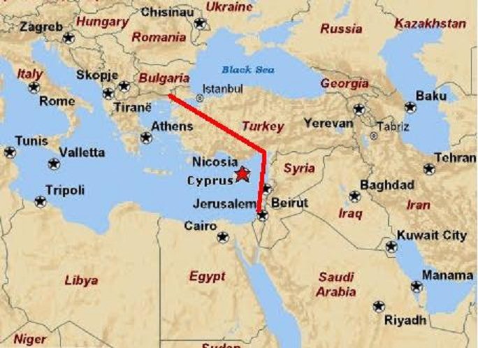Klikni za povećanje Nova turska invazija na Cipar, u pozadini izraelskih energetskih projekta?