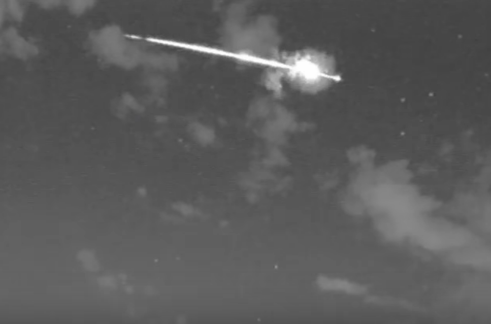 Iznad Brazila snimljena meteorska vatrena lopta