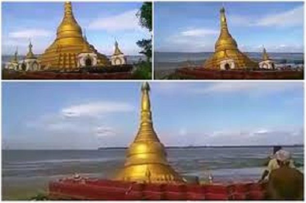 Mijanmarska pagoda urušila se u rijeku nakon jakih oborina