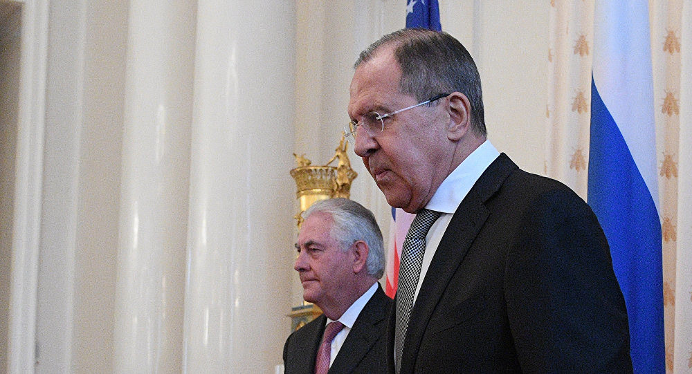Klikni za povećanje Lavrov i Tillerson