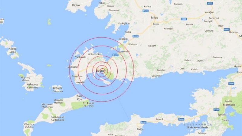 Dva zemljotresa magnitude 4,8 i 4,2 pogodili Bodrum u Turskoj