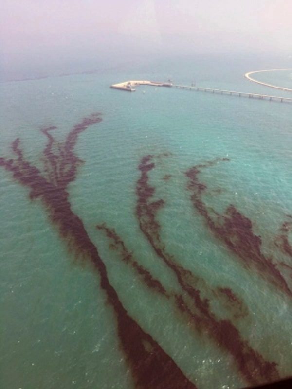 U Persijskom zaljevu izlile se velike količine nafte