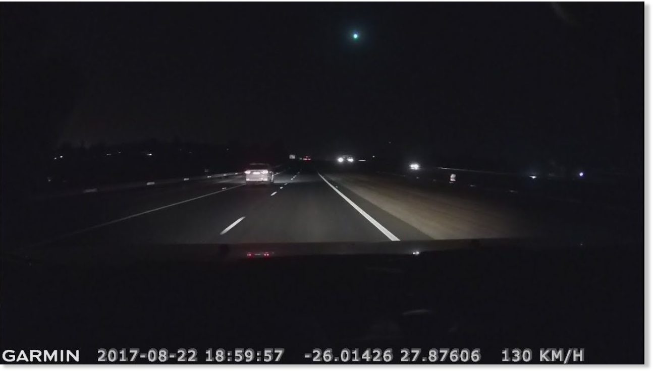 Južna Afrika: Snimljena meteorska vatrena lopta iznad Krugersdorpa