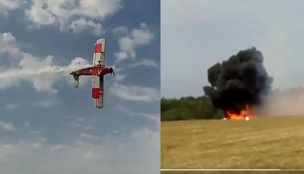 Tokom aeromitinga u Moskvi pao avion, poginule dvije osobe