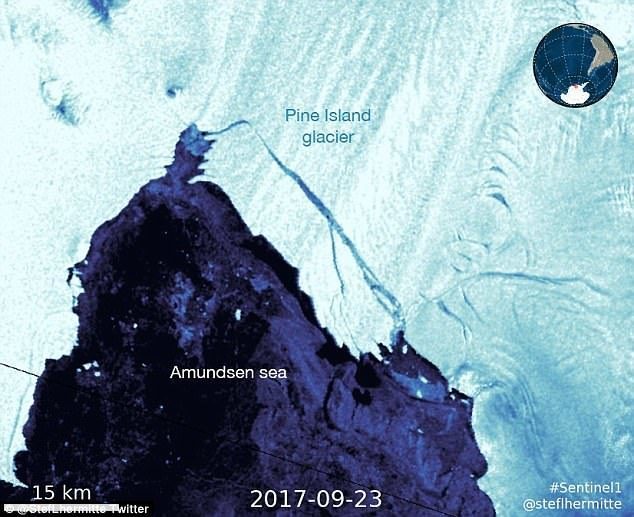 Glečer Pine Island odlomio se od Antarktike