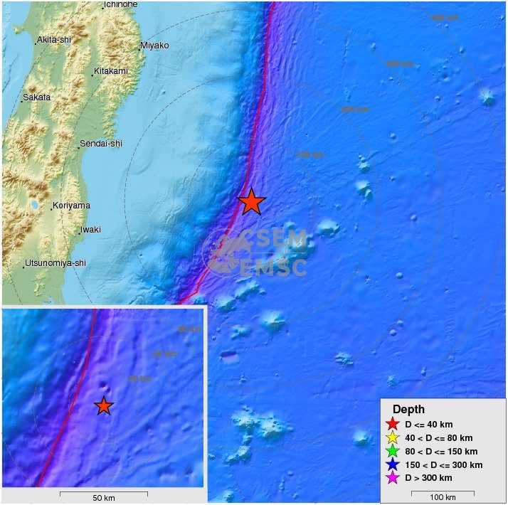 Zemljotres magnitude 6,3 pogodio istočnu obalu Japana