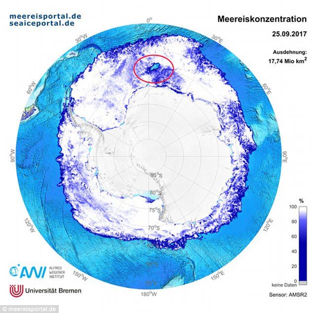 Na ledu Antarktika se otvorila masivna rupa, naučnici zbunjeni