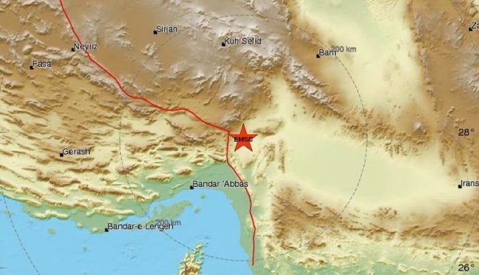 Na jugu Irana zabilježen zemljotres magnitude 5,2