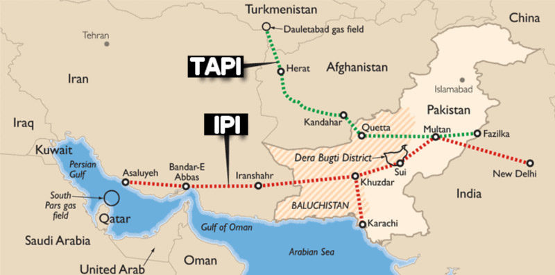 Klikni za povećanje Ameriku su iz plinskog posla u Središnjoj Aziji protjerali Iran i Gazprom