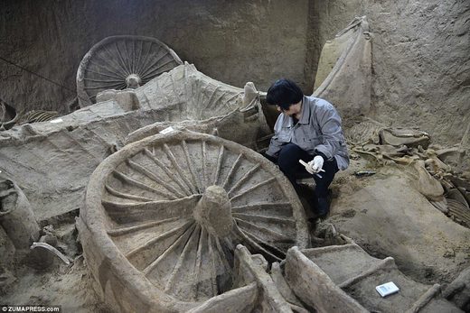 U Kini pronađeni ostaci konja i kočija starih 2400 godina