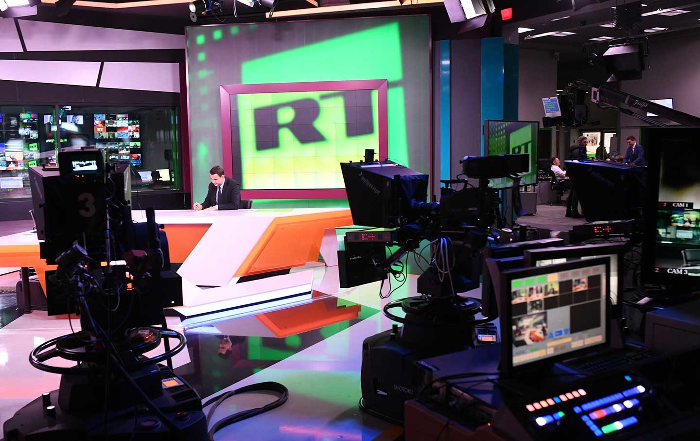 Russia Today's Moscow studio