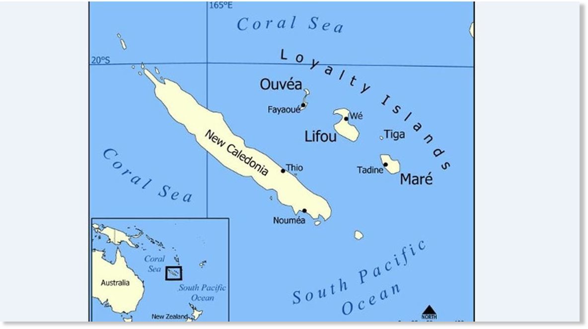 Kod Nove Kaledonije zabilježena dva zemljotresa magnituda 6,6 i 6,4