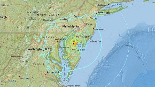 SAD: Zemljotres magnitude 5,1 pogodio Delaver