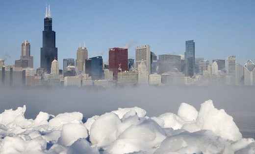 Vrlo niske temperature u Čikagu, stanovnici upozoreni na opasnost od smrzavanja
