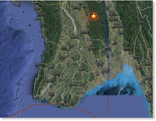 Centralni dijelovi Mjanmara pogođeni snažnim i plitkim zemljotresom magnitude 6,0
