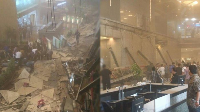 Više osoba povrijeđeno kada se srušio plafon zgrade indonezijske berze