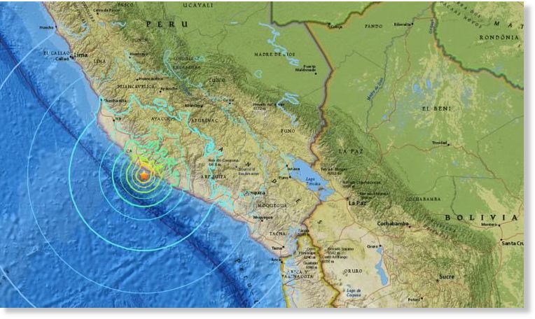 Snažan potres magnitude 7,2 na jugu Perua, 1 osoba poginula, a 20 ozlijeđeno
