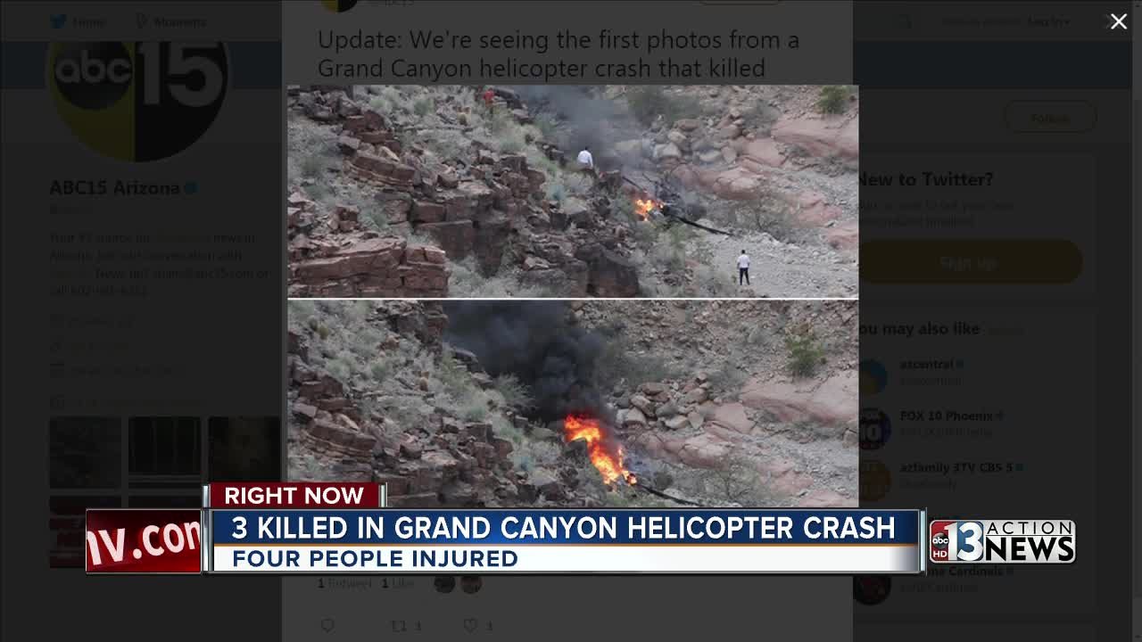 U padu turističkog helikoptera u Grand Canyonu poginule 3 osobe