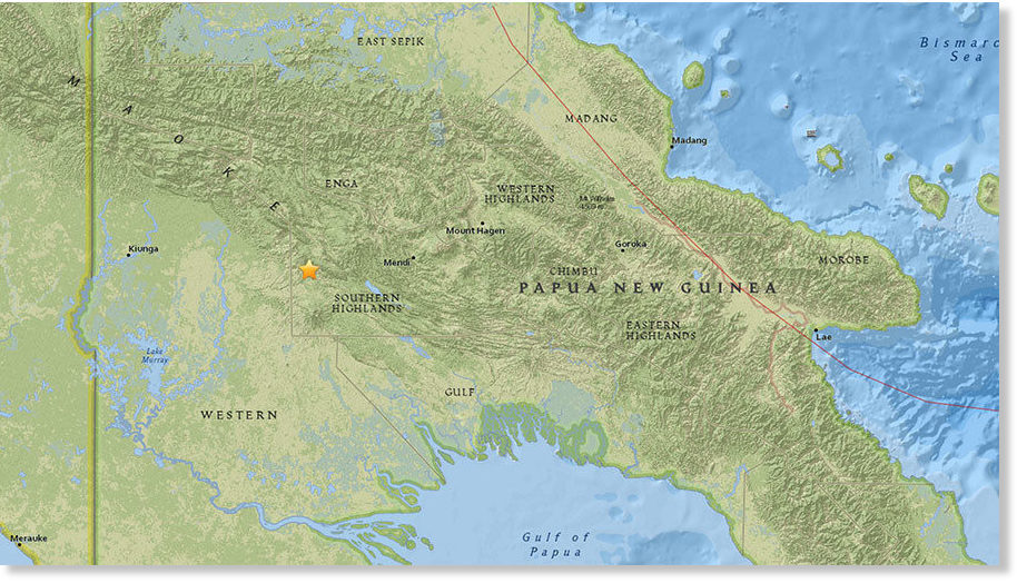 Papua Nova Gvineja pogođena potresom magnitude 7,5