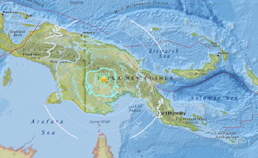 3 jaka podrhtavanja u jednom tjednu: Plitak zemljotres magnitude 6,0 pogodio Papuu Novu Gvineju