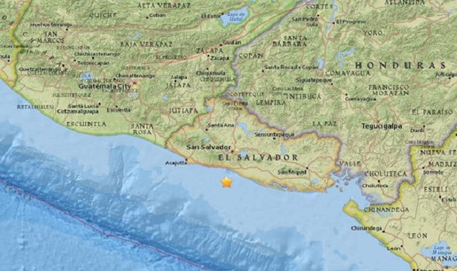 El Salvador: Zabilježen zemljotres magnitude 5,1