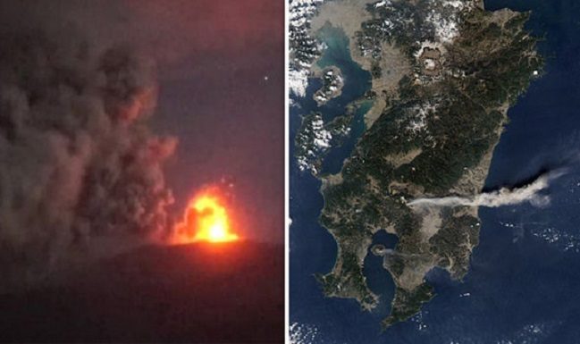 Protok lave na Shinmoedake vulkanu u Japanu nakon erupcija