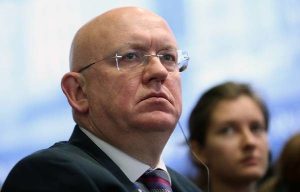 Klikni za povećanje Ruski UN ambasador Vasilij Nebenzia