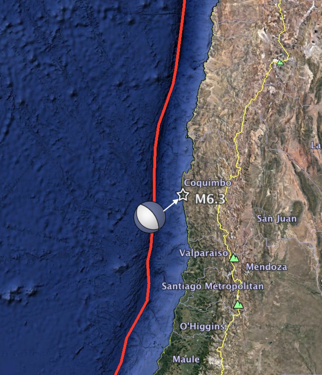 Obalu Čilea pogodio zemljotres magnitude 6,4