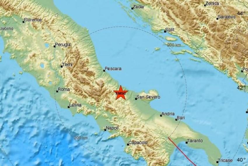 Plitak potres magnitude 4,6 pogodio centralnu Italiju