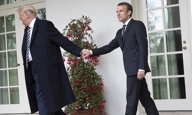 Trump i Macron