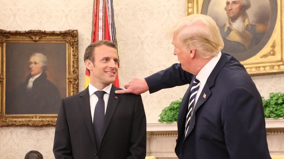Trump i Macron