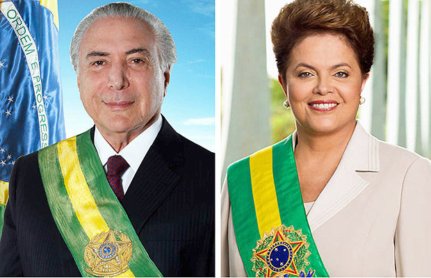 Michel Temer sadašnji predsjednik i Dilma Rousseff bivša predsjednica Brazila
