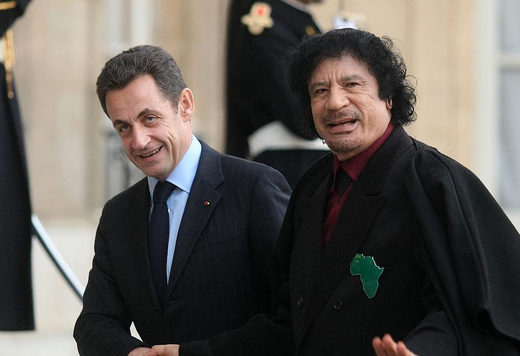 Sarkozi i Gadafi