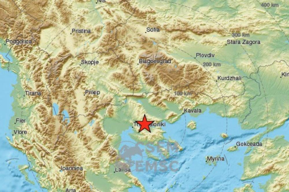 Novo podrhtavanje u Grčkoj: Plitak potres magnitude 4,3 kod Soluna