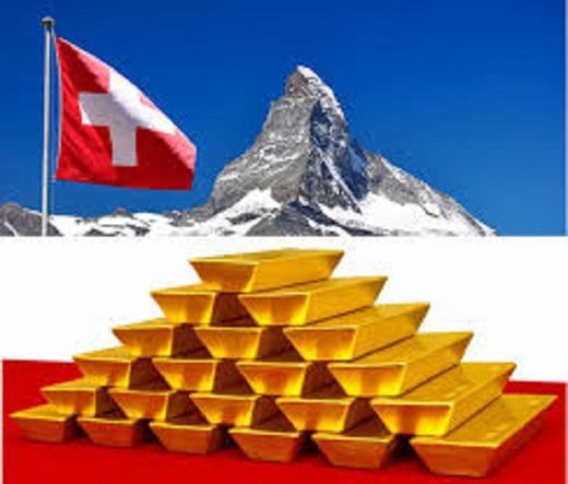 Švicarska se umjesto “papirnatih dolara” također okreće fizičkom zlatu