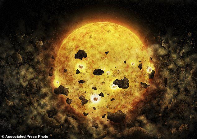 Ova ilustracija koju pruža NASA prikazuje otpatke oko zvijezde RW Aur A, oko 450 svjetlosnih godina daleko od Zemlje