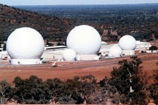 Klikni za povećanje Pine Gap, Australija