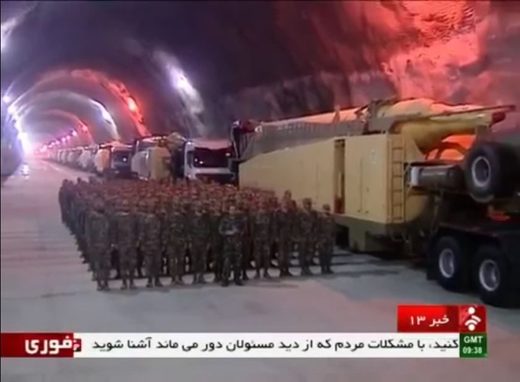 Klikni za povećanje Iranska podzemna vojna baza