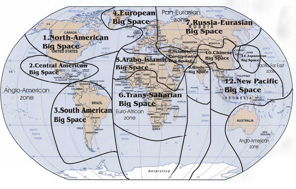 Zone uticaja, multipolarni svijet
