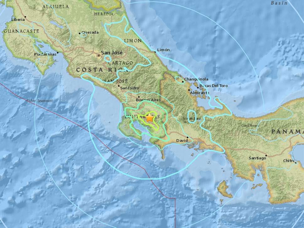 Potres Kostarika