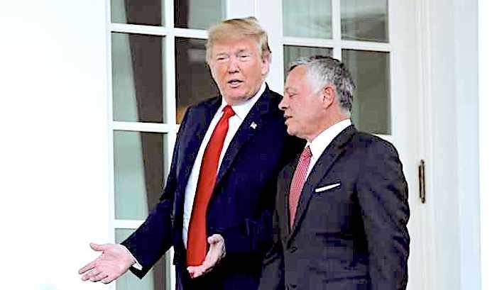 Trump i jordanski kralj