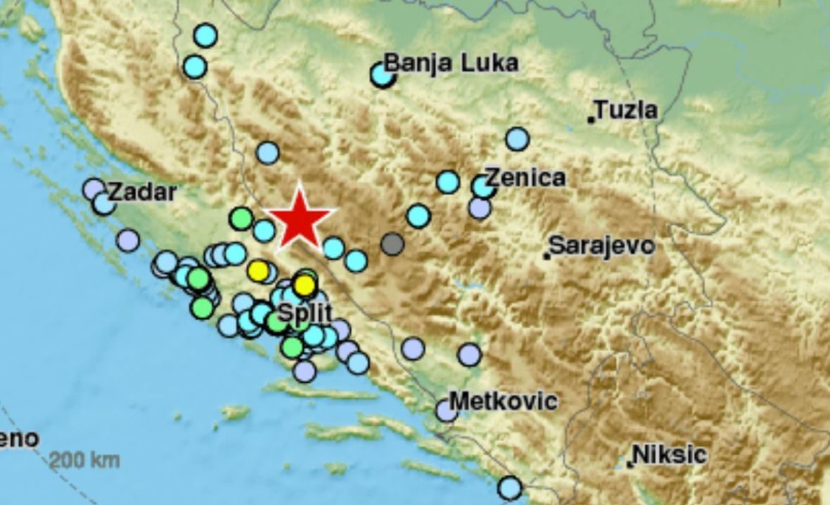 Serija plitkih potresa pogodila okolicu Glamoča u BiH