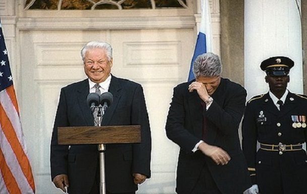 Clinton i Jelcin