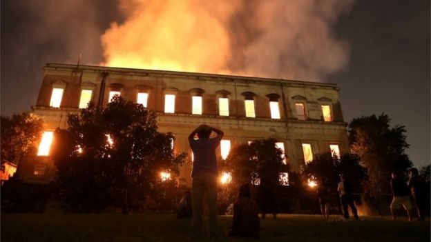 Požar brazilski muzej