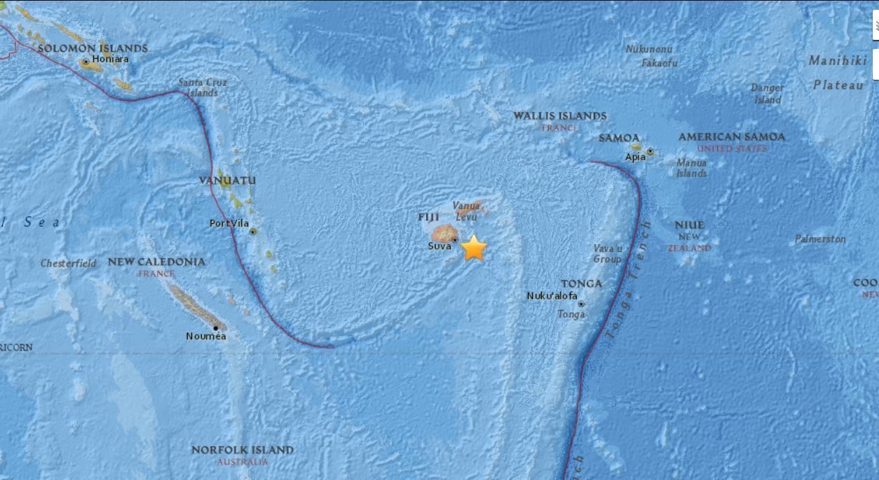 Zabilježen potres magnitude 8.1 pored Fidžija
