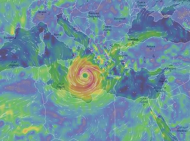 'Medicane', rijetka oluja slična orkanskoj, ide prema južnoj Europi