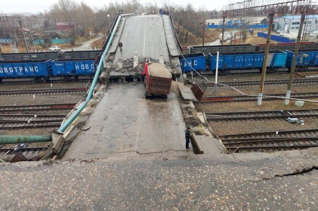 srušio most rusija
