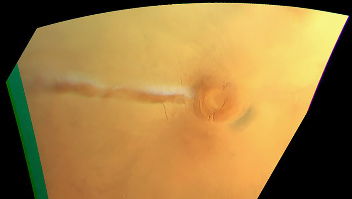 Neobičan bijeli oblak uočen nad Marsom